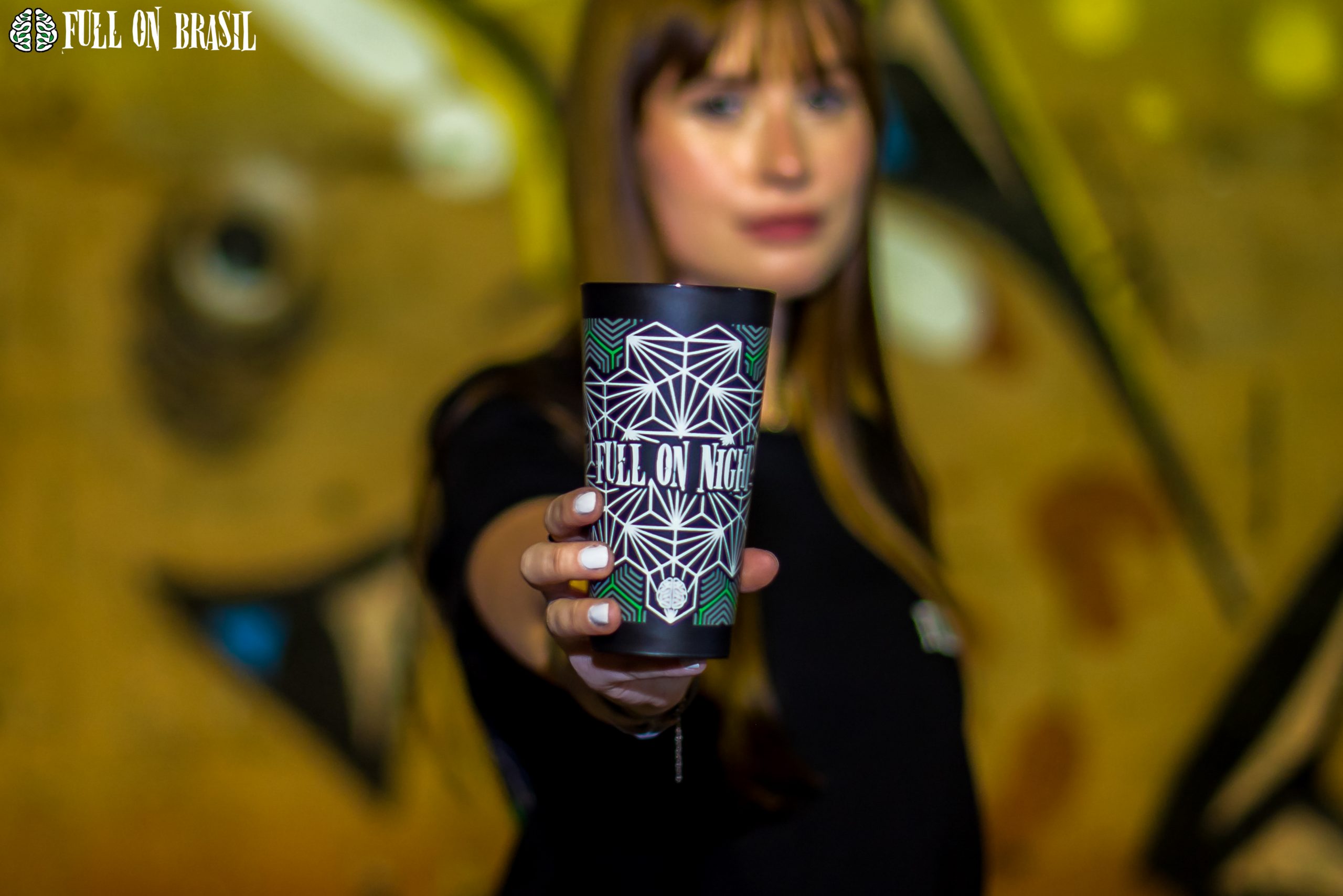 Copo Full on Night Preto 400 Ml